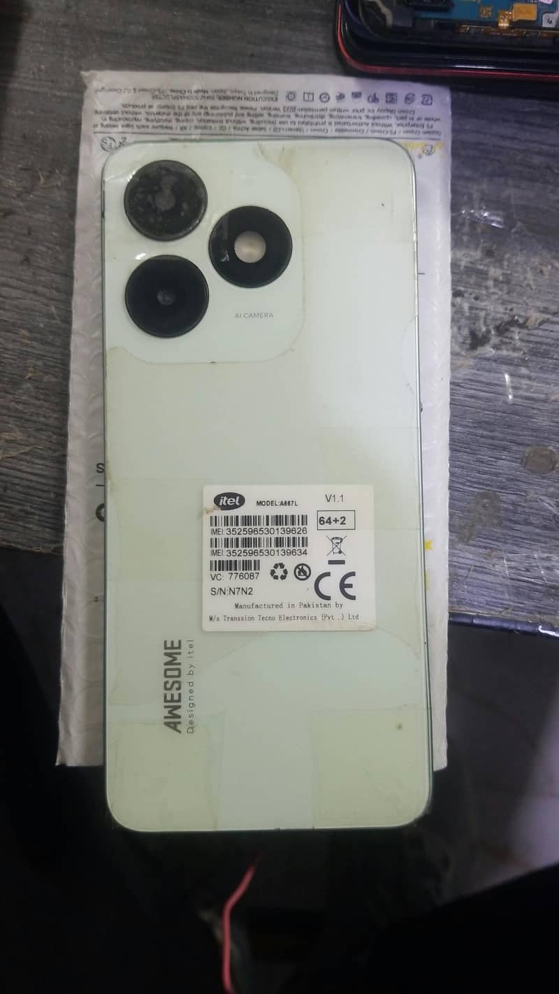 Itel A50 including finger print Lock 1