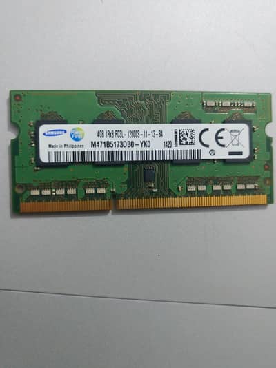 Samsung 4GB DDR3L 1600 MHz Laptop RAM | Tested & Working