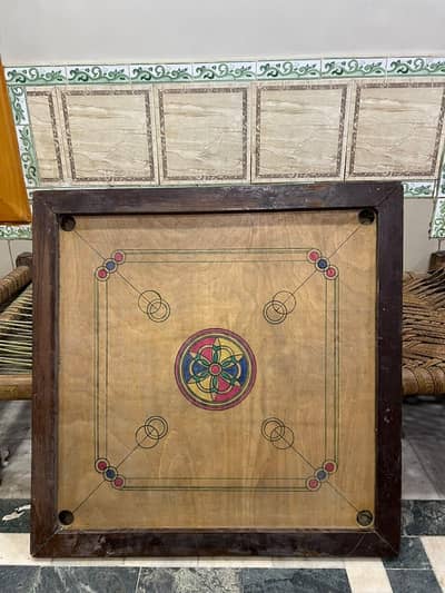 Carrom Board Wooden - Standard Size - Smooth - Home Used