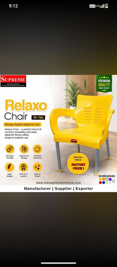 Relaxo New chairs