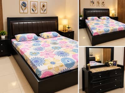 King size wooden bedset