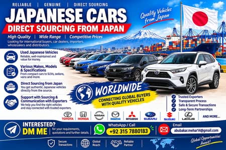 Japanese Cars Directly From Japan | Vehicle Sourcing Worldwide