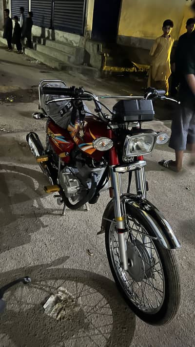 Honda cg125 model 2026 karachi number–second owner
