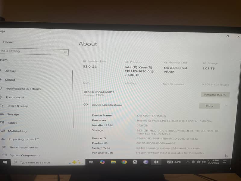 SELLING DELL PC 3