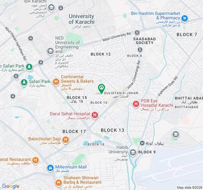 3 Bed Lounge West-Open Portion for Rent in VIP Prime Location of Block 14, Gulistan-e-Johar Second Floor, Separate Meter, Tanker Water & Security Guards Available.