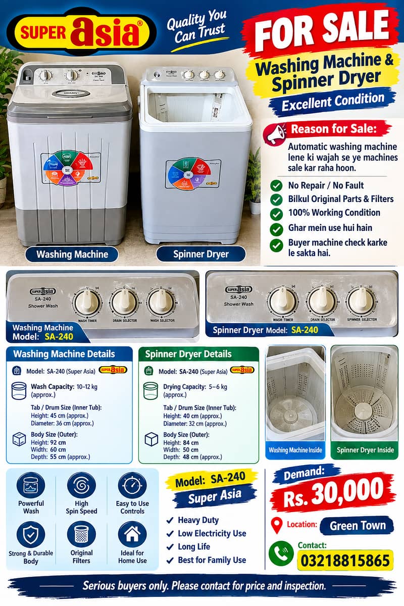 Washing machine & dryer 0