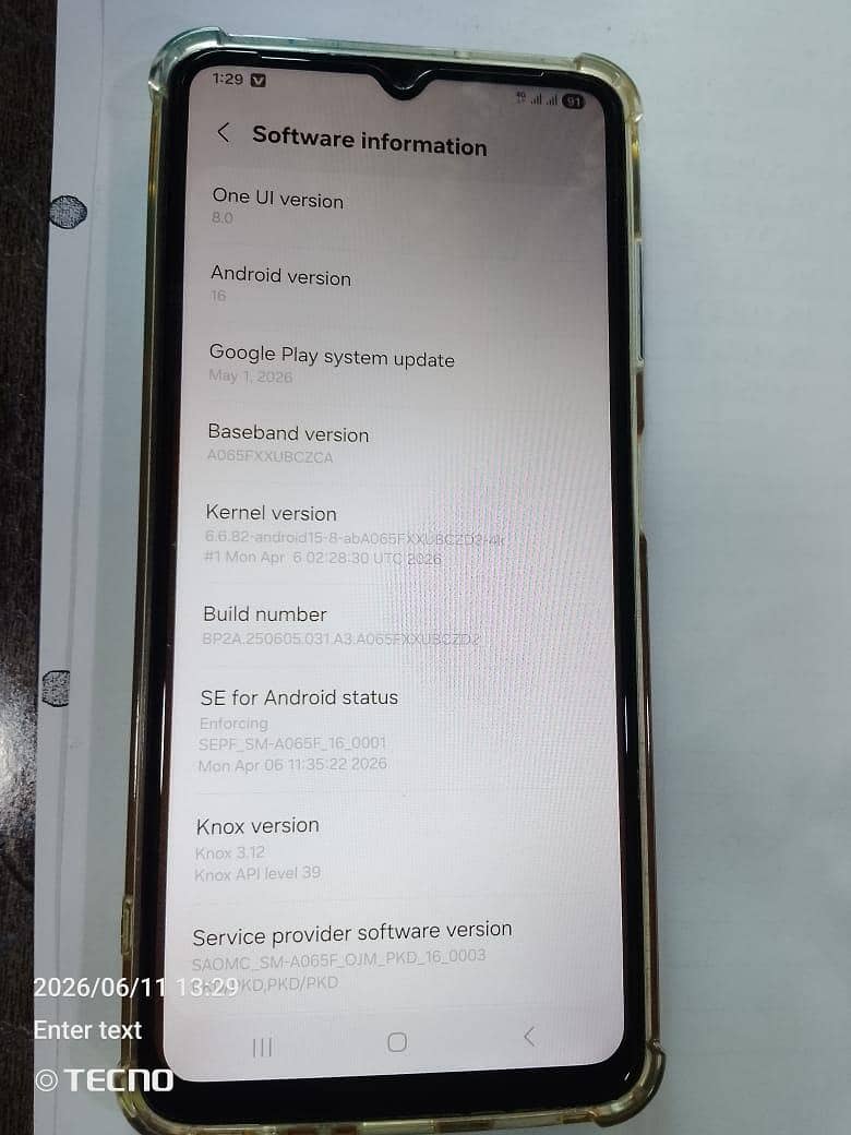 Samsung Mobile A06 3