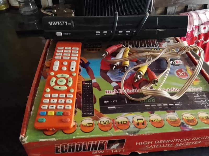 Dish with receiver 3