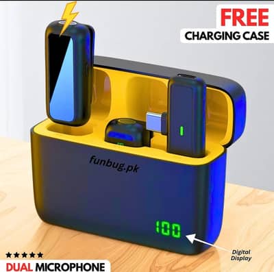 Wireless Dual Microphone available for sale