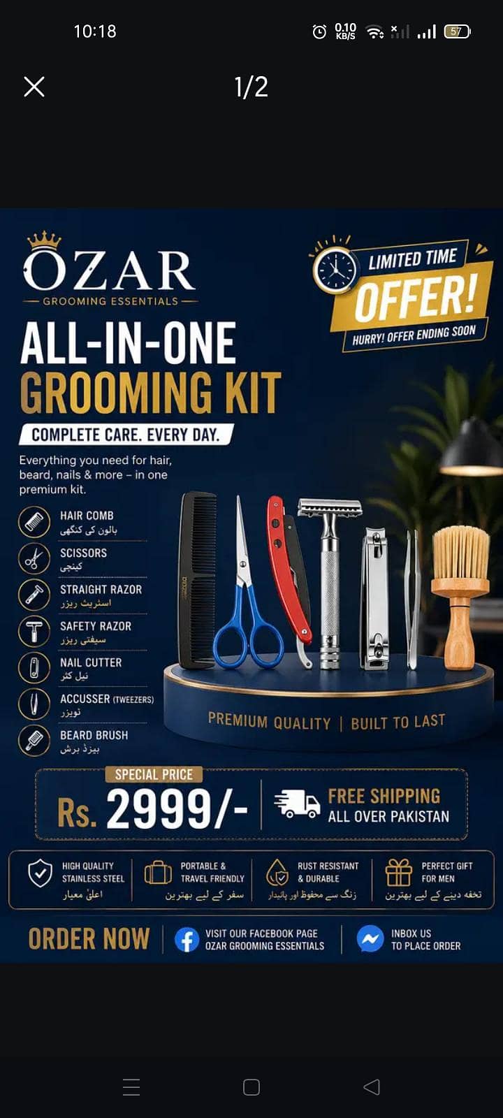 men grooming kit 0