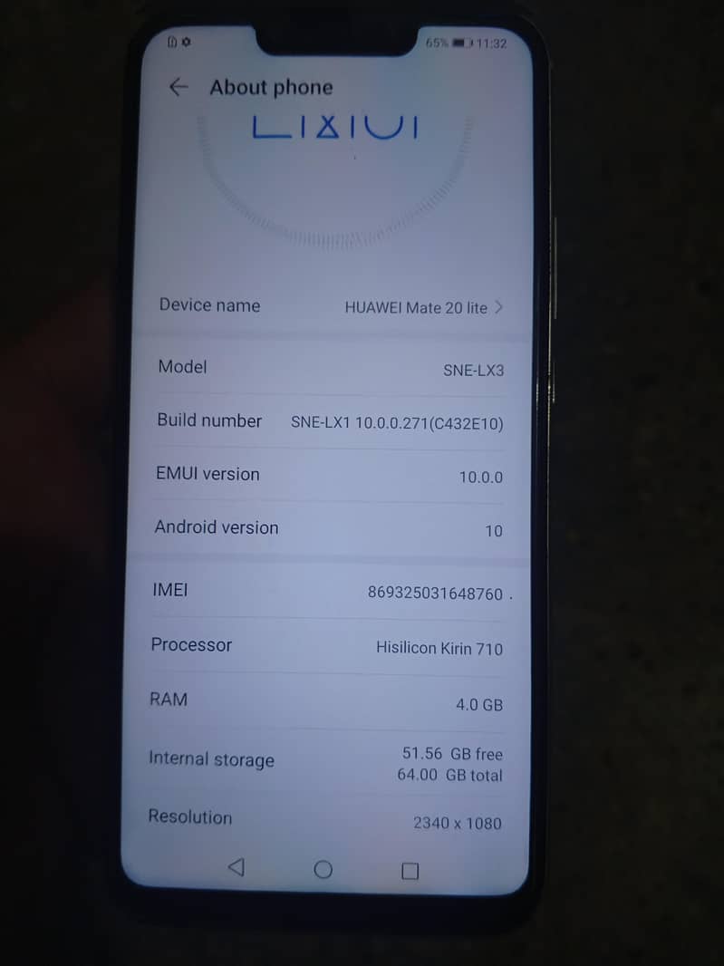 Huawei Mate 20 Lite 3