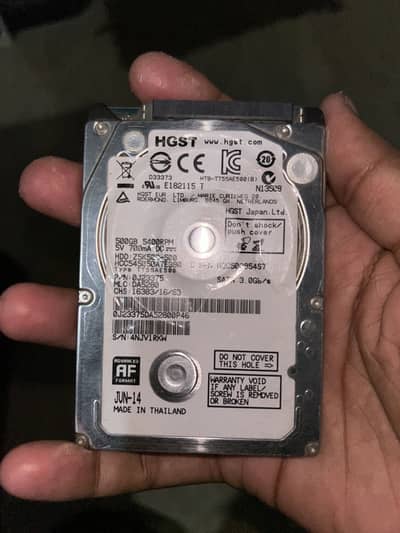 HGST 500GB Laptop HDD