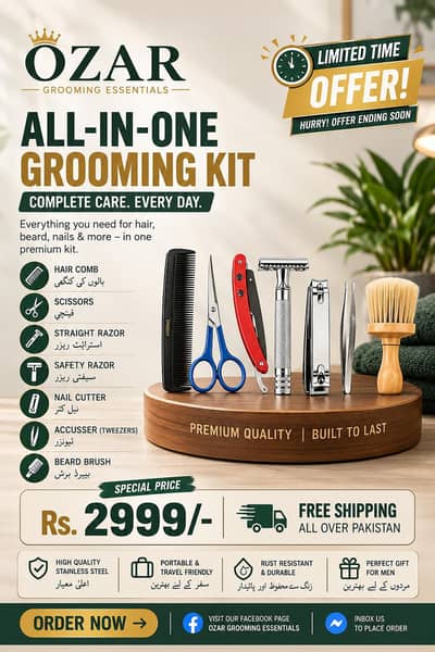 men grooming kit