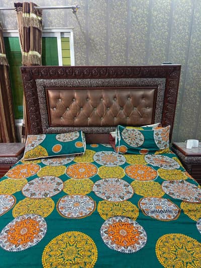 1 bed set pure wooden