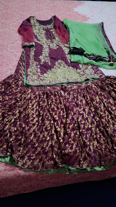 3 pcs dress gharara