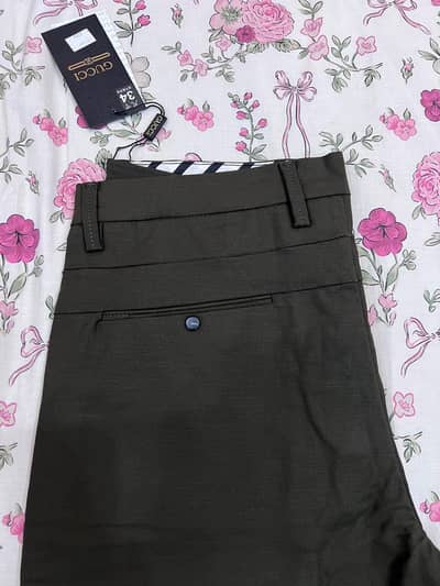Dark Olive Cotton Pant