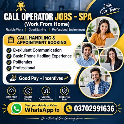 Call Operator Job Work From Home Female Staff