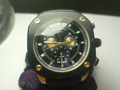 Premium Men's Black & Gold Sports