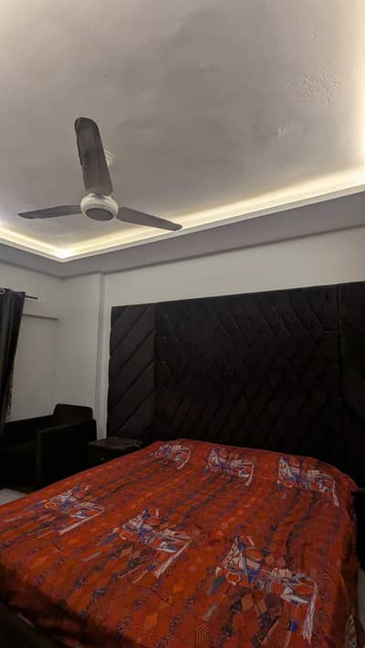 E11 furnished 3bed apartment for rent