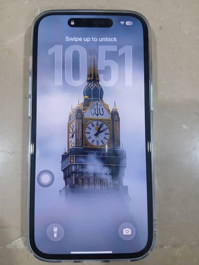 Apple iPhone 15, Factory Unlocked, Sim Time Available, Battery 96%.
