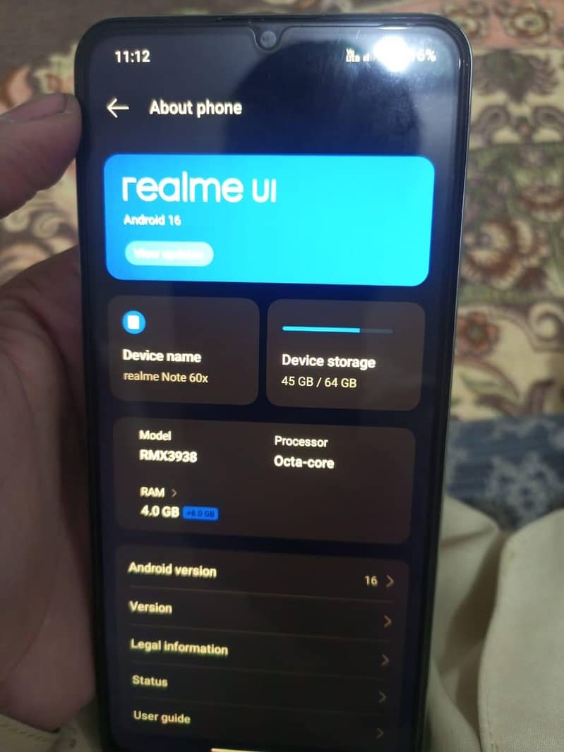Realme note 60x 2