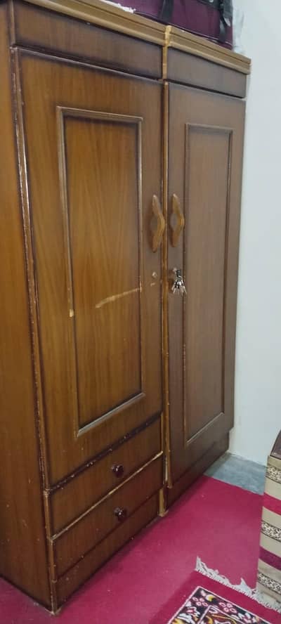 3 Door wooden Almari for sale -Talagang urgent
