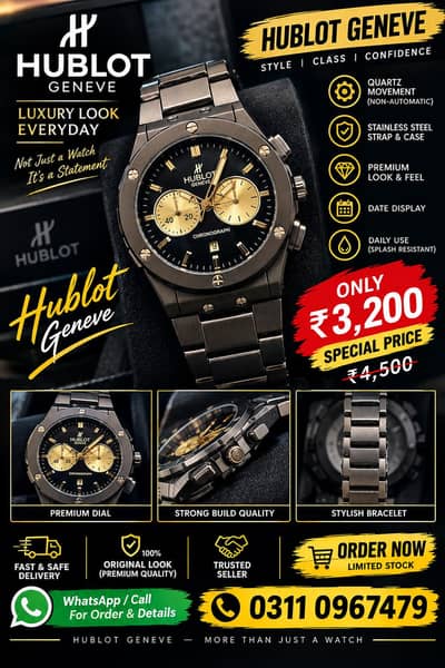 Hublot watch for men's