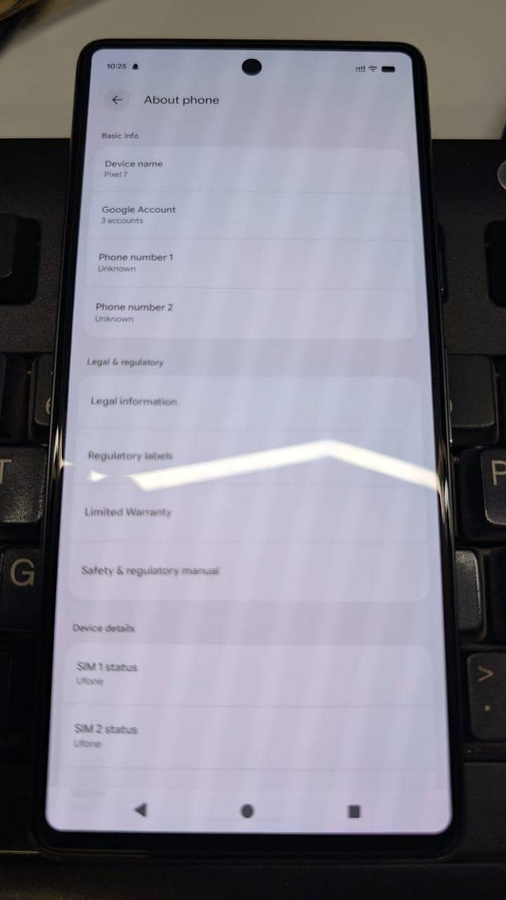 Google Pixel 7 6