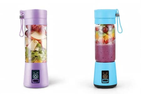 Portable Juice Blender 380ML - USB Rechargeable - 4 Blades