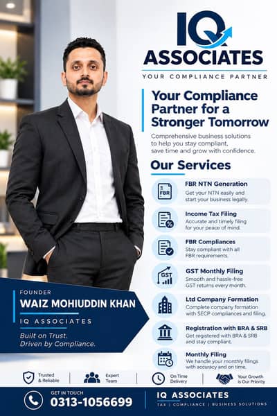 Fbr, ntn, business registration
