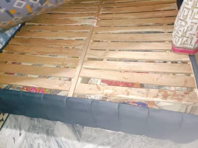 wooden velvet bed for sale