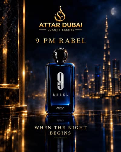 Attar Dubai 9 PM Rebel EDP - Original Premium Perfume