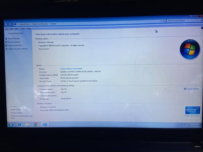 Core i3 2nd generation 0