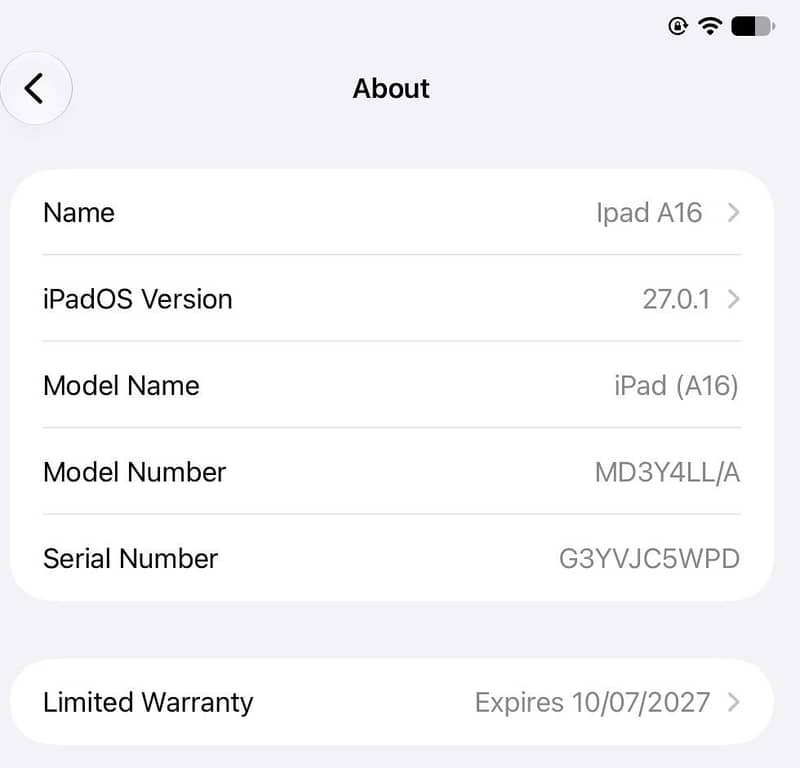Ipad A16 11 Generation 3