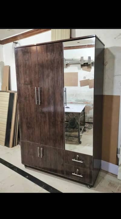 New 3 door mirror wardrobe / Almari / cupboard  0316,5004723