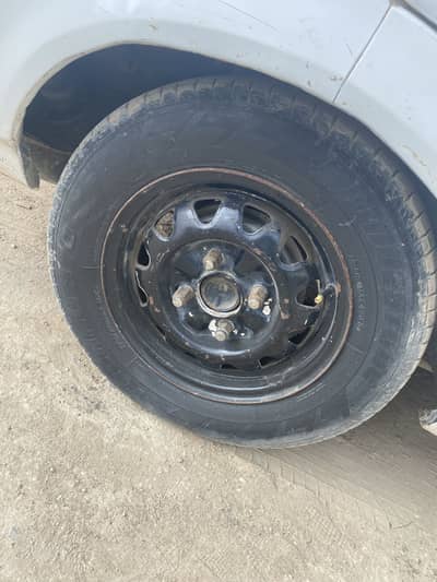 2 pieace rim with tyre