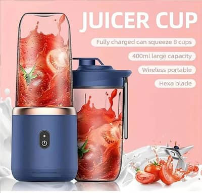 2in1 Hexa Juicer Rechargeable