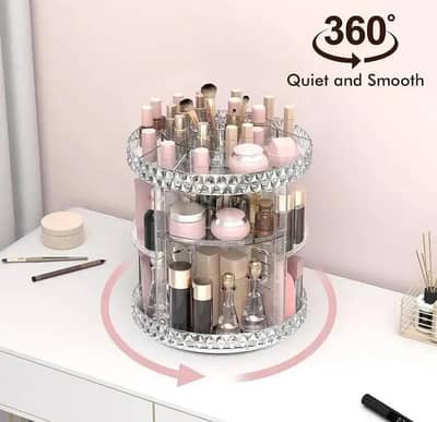 makeup organizer rotating