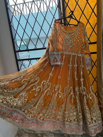 Long frock with dupatta