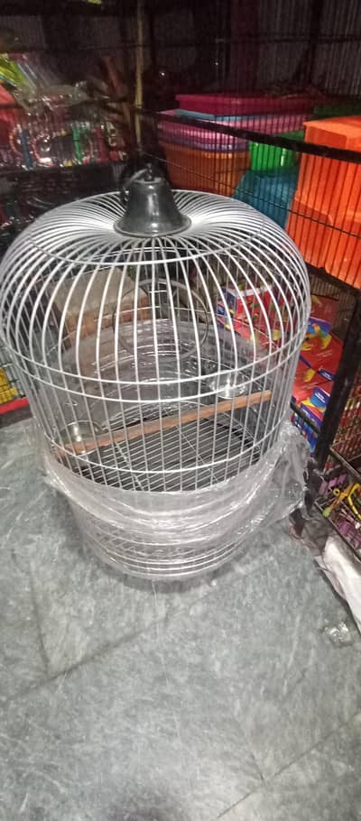 Best Quality round shape Birds cages available 0300-4331882