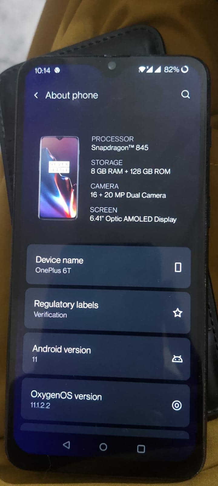 One Plus 6t  8/128 1