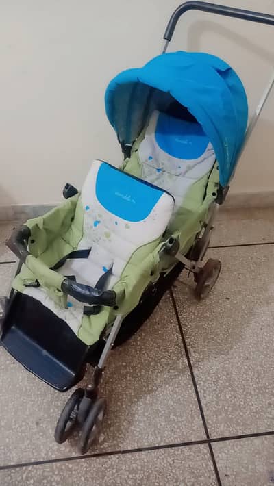 baby  duble stroller