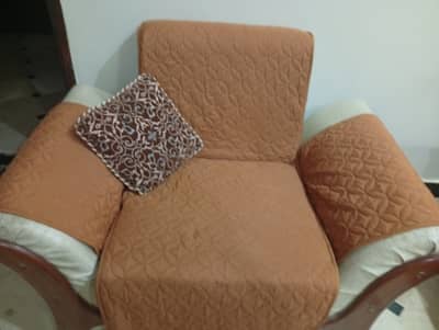 Sofa cum bed 5 seater with center table