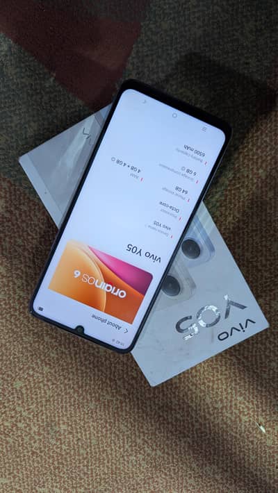 Vivo Y05 6 months used