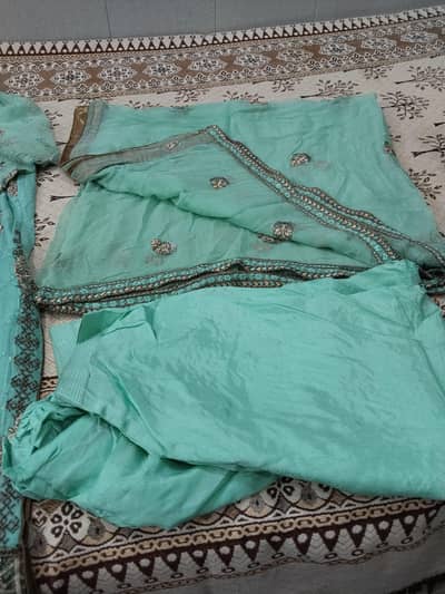 A beautiful embroidered stich dress is for salel
