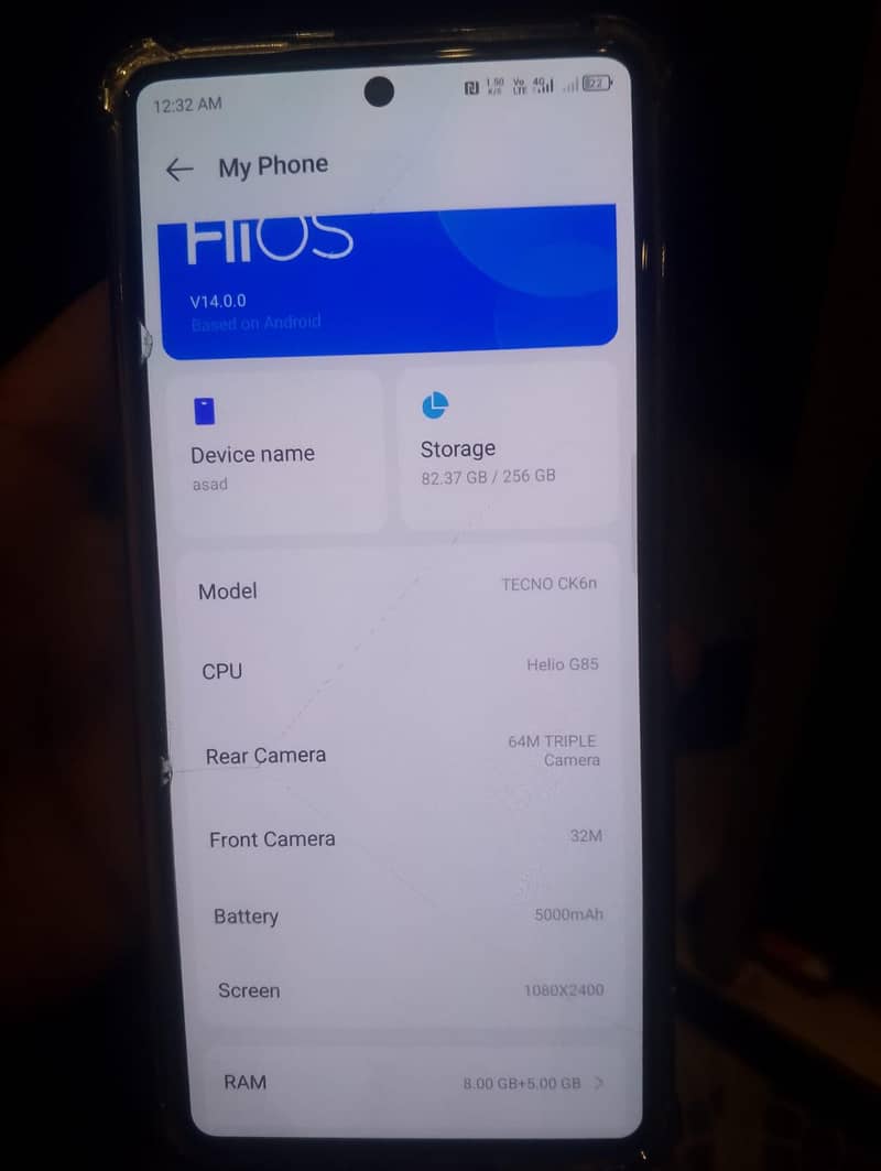 Tecno CAMON 20 0
