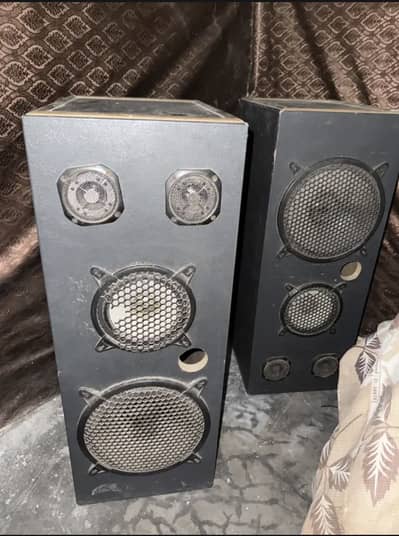 SPEAKERS WITH AMPLIFIER SETUP