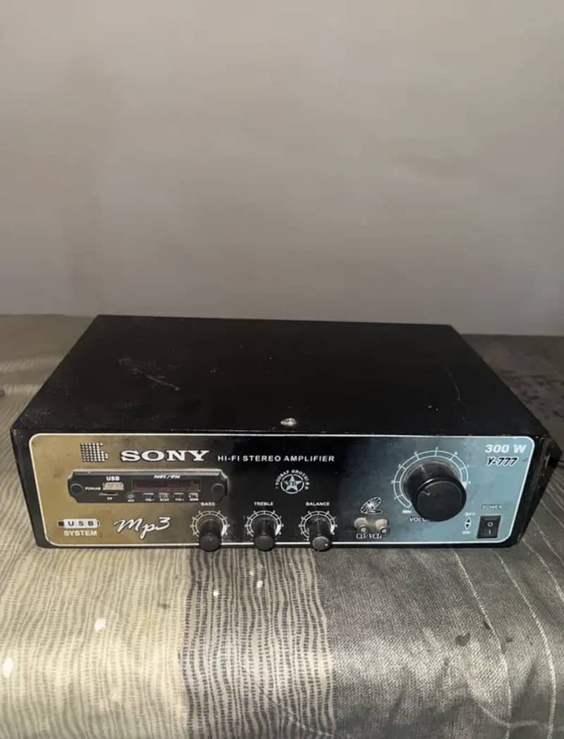 SPEAKERS WITH AMPLIFIER SETUP 2