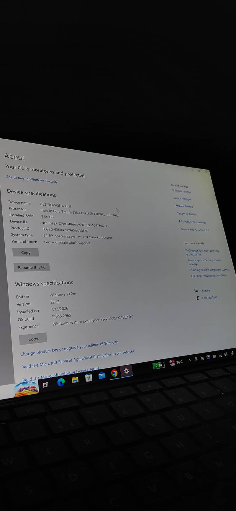 MICROSOFT SURFACE BOOK 2