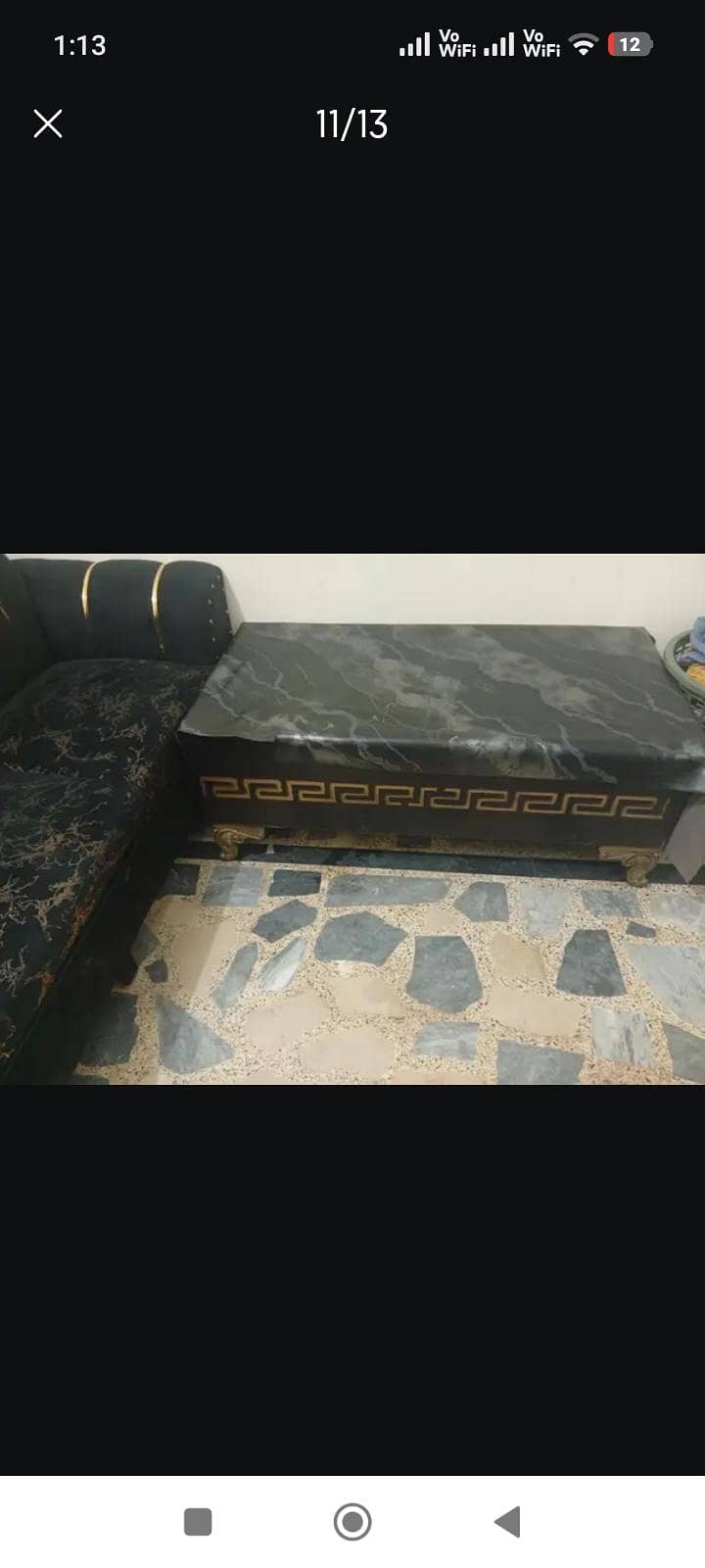sofa set with table set 2